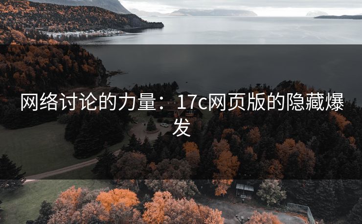 网络讨论的力量：<strong>17C</strong>网页版的隐藏爆发